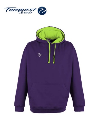 purple and green sweatshirt